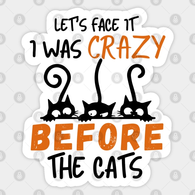 Crazy Cat Chronicles Sticker by Premachandra's Store
